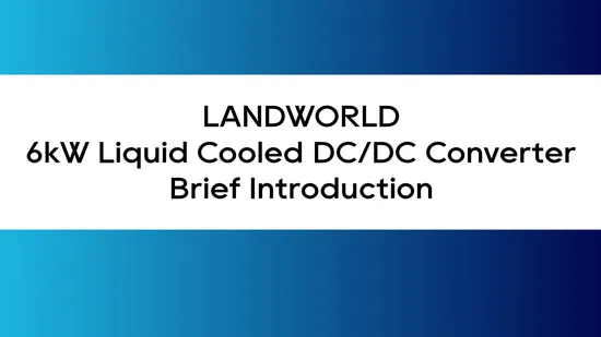 150kw Fuel Cell DC/DC Converter on-Board Power Supply Non-Isolated Type
