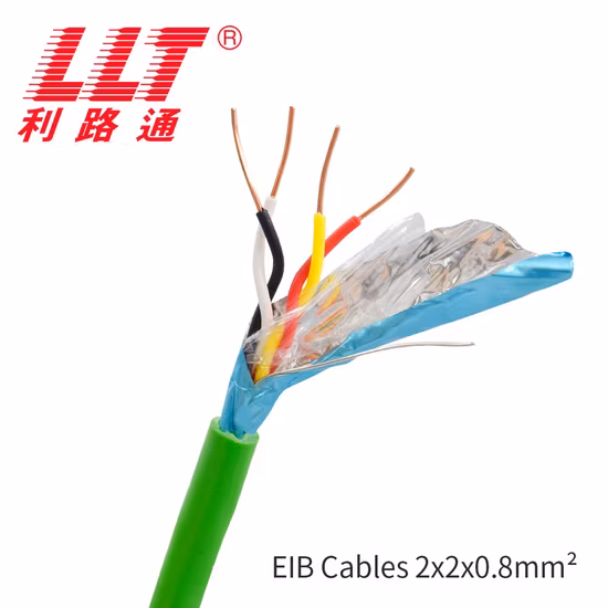 Câble de bus Knx 1 paire 20AWG blindé pour systèmes de gestion de bâtiment