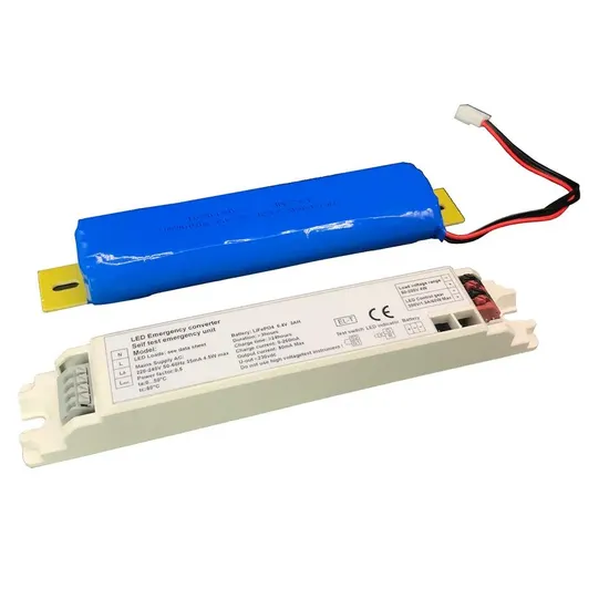 Kit de pilote d'urgence avec batterie rechargeable LED pour toutes les lampes LED